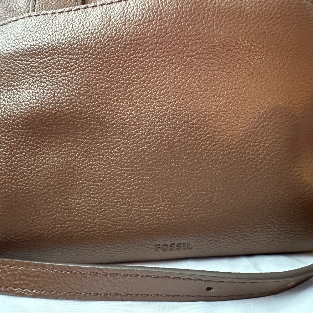 Fossil Small Crossbody Duffel Bag in Deep Brown - Picture 2 of 9